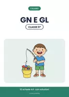 anteprima - Esercizi - 🔤 GN e GL: ortografia classe quinta, 10 schede di esercizi - Pagina di copertina