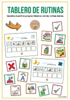 Vista previa - Unidades / Secuencias / Situaciones de Aprendizaje - Rutinas pictogramas - Tesoros Brillantes - Portada