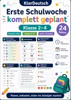 Vorschau - Arbeitsblätter - Erste Schulwoche Klasse 2-4 - Deckblatt