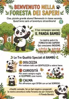 anteprima - Esercizi - Kit accoglienza classi seconde-Panda Bambù - Pagina di copertina