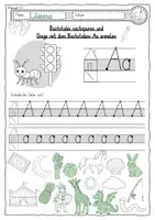 Vorschau - Arbeitsblätter - Buchstabeneinführung Aa - Arbeitsblätter, Bild- & Wortkarten - Laut A - Seite 2