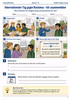 Vorschau - Arbeitsblätter - Tag gegen Rassismus Arbeitsblatt Klasse 5–6 - Deckblatt
