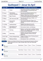 Vorschau - Arbeitsblätter - DACH Jahreskalender Projekt Klasse 5–6 - Seite 2