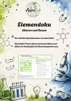 Vorschau - Arbeitsblätter - Elemendoku Säuren und Basen - Deckblatt