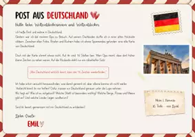 Vorschau - Arbeitsblätter - Deutschland Leseheft: Meine Reise durch Deutschland - Seite 1