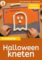 Vorschau - Fördermaterial/Inklusion - Halloween kneten – Knetkartei zur Feinmotorik für Kindergarten, Vorschule, Grundschule & Förderschule - Deckblatt