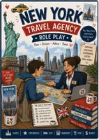 Vorschau - Arbeitsblätter - New York Travel Agency Role Play - Deckblatt