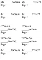 Voorbeeld - Duits Invulkaartjes regelmatige ww - Pagina 2