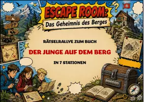 Vorschau - Spiele - Der Junge auf dem Berg | Unterrichtsmaterial | Escape Room | Quiz | Unterrichtsmaterial | Deutsch Klasse 7-10 | mit Lösungen - Seite 1