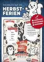 Vorschau - Arbeitsblätter - 🍁 Herbstferien Rückblick & Reflexion | Steckbrief | Schreiben, Malen & Ausfüllen - Deckblatt