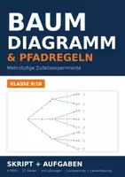 Vorschau - Arbeitsblätter - Baumdiagramm & Pfadregeln – Skript mit Lösungen Klasse 9/10 - Deckblatt