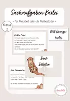 Vorschau - Fördermaterial/Inklusion - Sachaufgaben Klasse 2 - Denkdetektive - Deckblatt