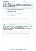 Vorschau - Arbeitsblätter - Arbeitsblatt Deutsch Klasse 7 – Argumentieren und Stellung nehmen - Seite 3
