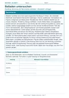 Vorschau - Arbeitsblätter - Arbeitsblatt Deutsch Klasse 7 – Balladen untersuchen - Deckblatt