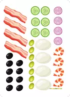 anteprima - Materiale di supporto/inclusione - Gioco didattico! Componi la tua pizza! - Pagina 3