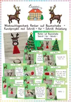 Vorschau - Arbeitsblätter - Kunst: Winter & Weihnachten - XXL Sparpaket - Kl. 1-4 (Schritt-für-Schritt) - Seite 1