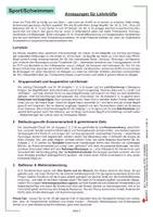 Vorschau - Stundenentwürfe - Vertretungsstunden Sport Schwimmen Klasse 5-10 | Sporttheorie, Fitness Fachbegriffe, Puls, Baderegeln, DLRG | differenzierte Arbeitsblätter Kopiervorlagen mit Lösungen - Seite 3