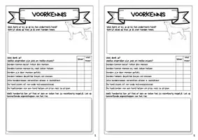Voorbeeld - Onderzoeksboekje - De hond - Biologie - Pagina 3