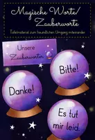 Vorschau - Poster - Magische Worte/ Zauberworte - Tafelmaterial - Deckblatt