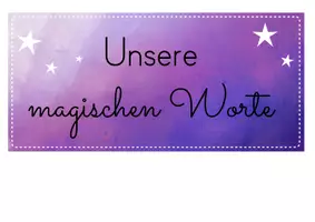 Vorschau - Poster - Magische Worte/ Zauberworte - Tafelmaterial - Seite 2
