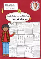 Vorschau - Arbeitsblätter - Wortarten Herbst | Arbeitsblätter Deutsch Klasse 2-3 - Deckblatt