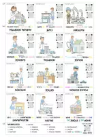 anteprima - Audio - Flashcards di inglese LUOGHI DI LAVORO/WORKPLACES - Pagina 1