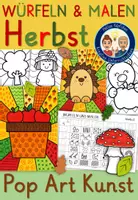 Vorschau - Stundenentwürfe - Kunst Herbst Würfeln und Malen Pop Art - Deckblatt