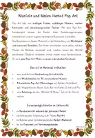 Vorschau - Stundenentwürfe - Kunst Herbst Würfeln und Malen Pop Art - Seite 3