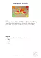 Vorschau - Mal- und Bastelvorlagen - Kunst Herbst, Fensterbilder Herbstblätter, Grundschule - Seite 3