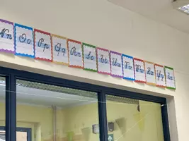 Voorbeeld - Schrijfletters Wandplaten - Zelf Aanpasbaar aan Elke Schrijfmethode - Voorblad