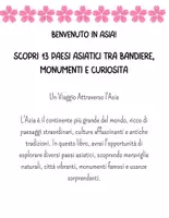 anteprima - Schede informative - Asia: Album Geografico e da Colorare Bilingue (6-10 anni) - Pagina 2