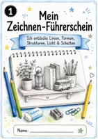 Vorschau - Unterrichtsreihen - Mein Zeichnen-Führerschein – Zeichenkurs (Kunst Klasse 5-7) - Seite 1