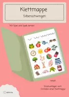 Vorschau - Stationenlernen - Klettmappe | Silben erkennen - Silben schwingen - Deutsch - Deckblatt