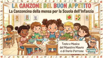 anteprima - Audio - La Canzone del Buon Appetito – Scuola dell'Infanzia - Pagina di copertina