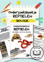Voorbeeld - Onderzoeksboekje - Reptielen - Biologie - Voorblad