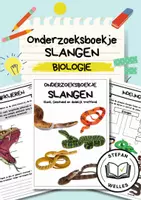 Voorbeeld - Onderzoeksboekje - Slangen - Biologie - Voorblad