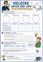 Vorschau - Unterrichtsreihen - Vielecke – Regelmäßige Vielecke, Konstruktion, Umfang & Flächeninhalt - Seite 1