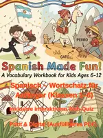 Vorschau - Arbeitsblätter - Spanisch Wortschatz für Anfänger (Klassen 1–6) – Arbeitsblätter, Suchsel & Web-Quiz - Deckblatt