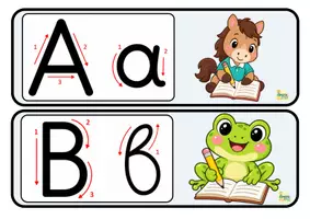 Προεπισκόπηση - Flashcards - Η φορά των ελληνικών γραμμάτων - Σελίδα 1