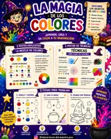 Vista previa - Manualidades / Dibujos para colorear - La magia de los colores - Portada