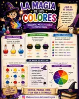 Vista previa - Manualidades / Dibujos para colorear - La magia de los colores - página 1