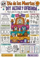 Vorschau - Arbeitsblätter - Dia de los Muertos: DIY - Ofrenda Spanisch - Deckblatt