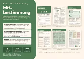 Vorschau - Stundenentwürfe - Mitbestimmung – Classroom Management, Heft 20 - Deckblatt