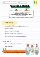 Vorschau - Arbeitsblätter - IRELAND - Englischreferate/Speaking (Themenkarten + Merkblatt) - Seite 1