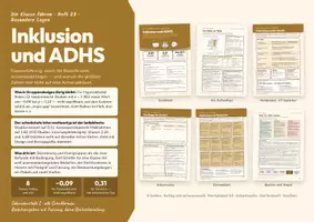 Vorschau - Stundenentwürfe - Inklusion und ADHS – Classroom Management, Heft 23 - Deckblatt