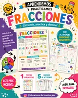 Vista previa - Hojas de trabajo - Fracciones (2) - Portada