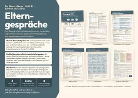 Vorschau - Stundenentwürfe - Elterngespräche – Classroom Management, Heft 27 - Deckblatt