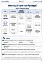 Vorschau - Arbeitsblätter - DACH Feiertage Überblick Arbeitsblatt Klasse 7–8 - Seite 3