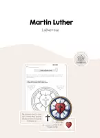 Vorschau - Arbeitsblätter - Martin Luther (Reformation) - Lutherrose - Deckblatt