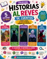Vista previa - Hojas de trabajo - Historias al revés - Portada